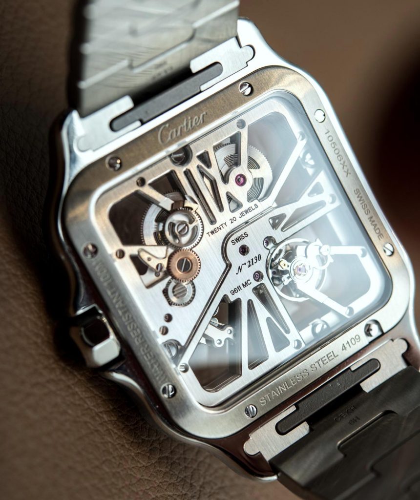 Cartier Santos De Cartier Skeleton Replica Reloj