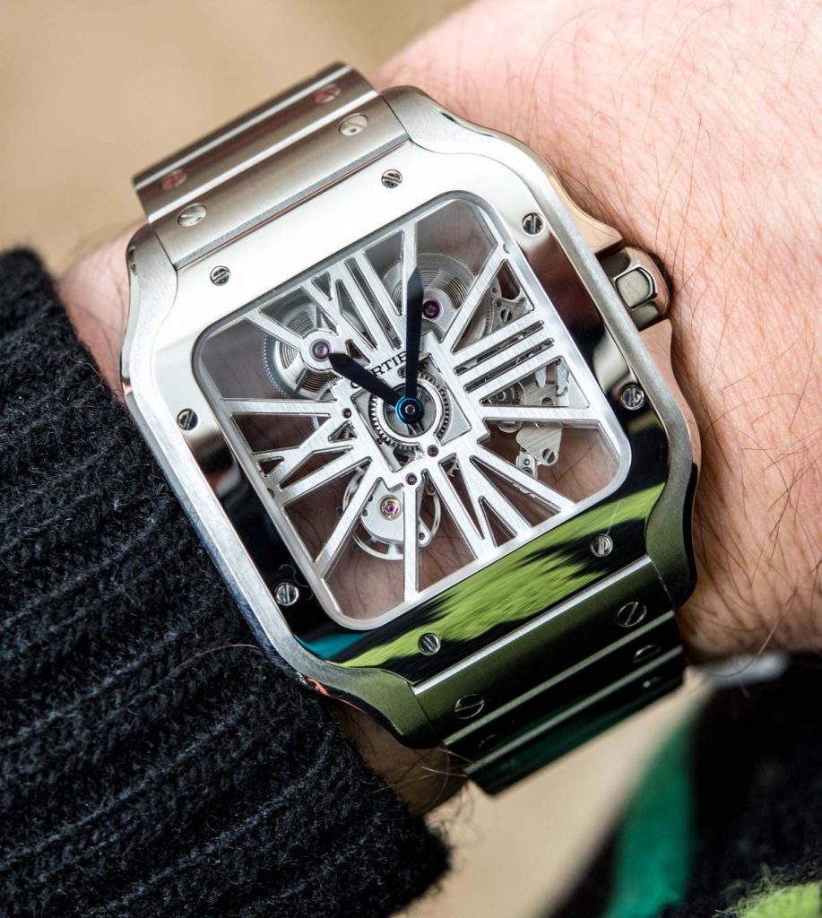 Cartier Santos De Cartier Skeleton Replica Reloj