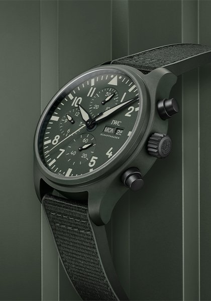 iwc schaffhausen top gun edition woodland replica