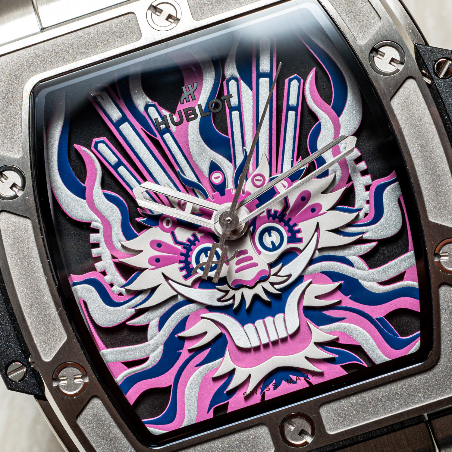 Hublot Spirit of Big Bang Titanium Dragon Replicas Relojes