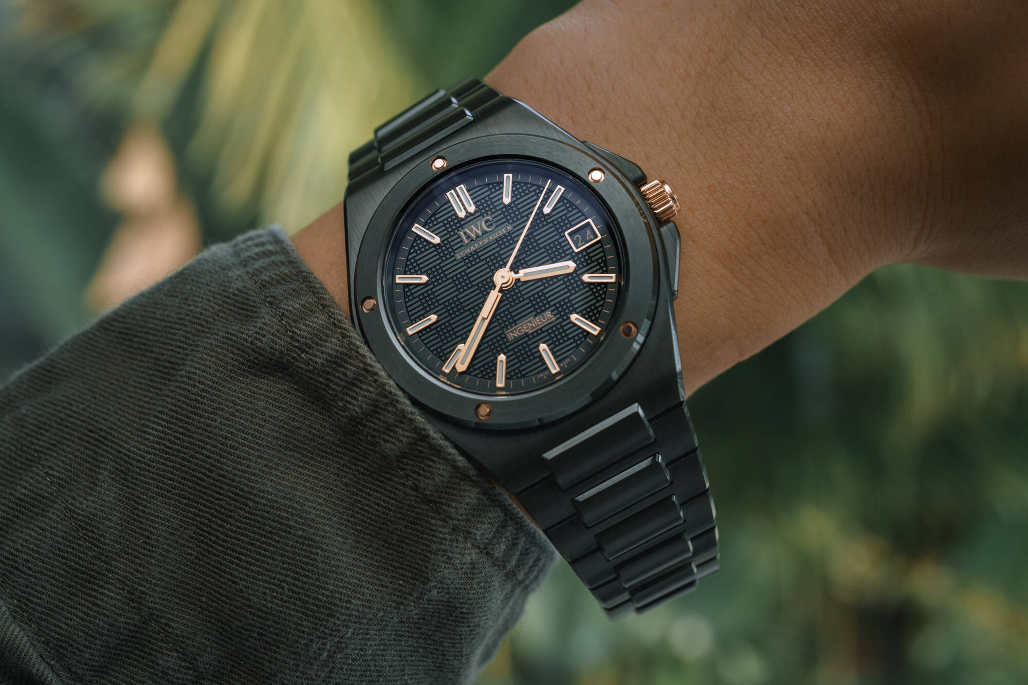 IWC Ingenieur Dark Green Ceramic Replica