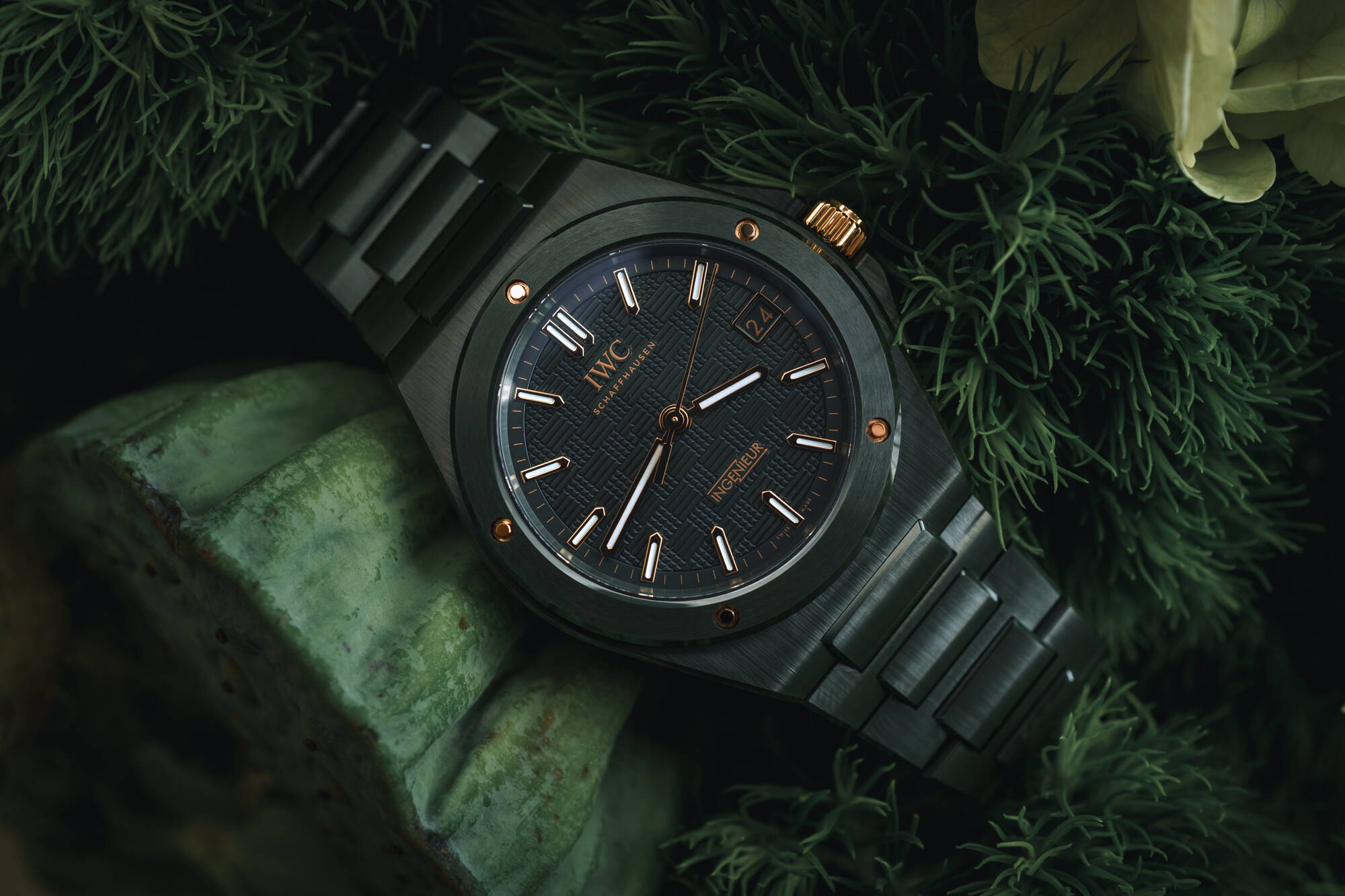 IWC Ingenieur Dark Green Ceramic Replica